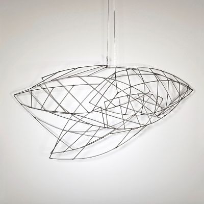 Isabel Mattia Wire Fish Sculpture. Isabel Mattia wire fish sculpture 
40" long, 22" tall