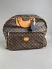 Louis Vuitton Travel Bag & Garment Bag. Louis Vuitton monogram travel bag and a monogram garment Image - 5