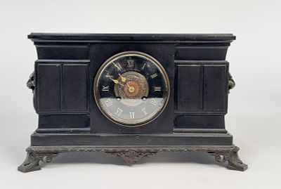 Gorham Co & Brown Mantel Clock. Gorham Co &amp; Brown, Providence, RI mantel clock 
13" x 17.5" 