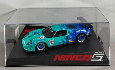 Ninco Ford GT 'Falken' - Lightened #54. Ninco Ford GT 'Falken' Lightened #54 1/32 Slot Car. 
