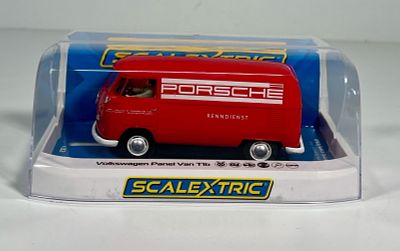 Scalextric Volkswagen Panel Van T1b Porsche Racing Service Team Support Vehicle 1/32 Slot Car. 