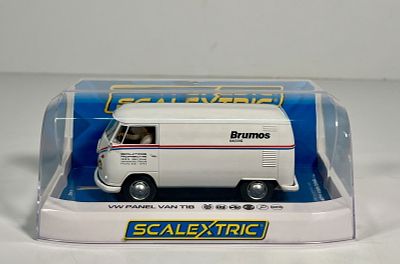 Scalextric VW Panel Van T1b Brumos Racing 1/32 Slot Car. Reference #C4086, with original case. 