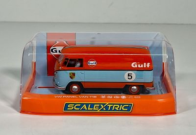 Scalextric VW Panel Van T1b Porsche #5. Scalextric VW Panel Van T1b #5 Gulf 1/32 Slot Car. 