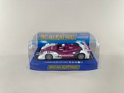 Scalextric Porsche RS Spyder #34. Scalextric Porsche RS Spyder 1/32 slot car, #34, Merksteon 