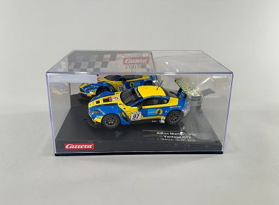 Carrera Evolution Aston Martin V12 Vantage GT3 slot car, #97, in original packaging. Scale 