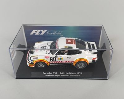FLY Car Model - Porsche 934 24h Le Mans 1977 #60 Meccarillos 1/32 Slot Car. Reference #88291. 