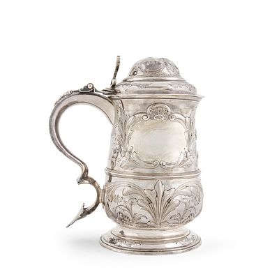 OGGETTISTICA - FRANCIS CRUMP Boccale inglese in argento sterling 925 Londra 1773. Dimensione 21 x 