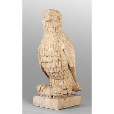 Rapace che ghermisce un serpente, scultura in - Rapace che ghermisce un serpente, scultura in 