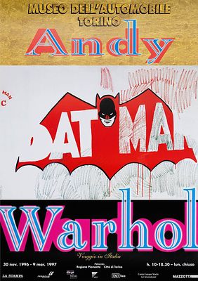 Andy Warhol - Museo dell'Automobile di Torino 1996. Manifesto originale1996OffsetMastergraph 