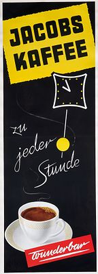 FSCH - Jacobs Kaffee. Offset1986Telato170x58 cm