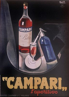 Marcello Nizzoli - Campari - L'Aperitivo. Anni 2000 (Prima edizione 1926)Impronteedizioni100x70 