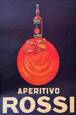 Droit Jean - Aperitivo Rossi. Anni '80 (Prima edizione 1926)Realizzato dal CAC, "Club di Amici 