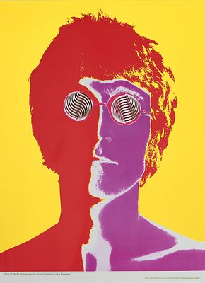 Richard Avedon - John Lennon. Anni '80 circa Offset 79x57 cm