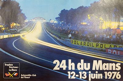 24h du Mans 1976 - Anonimo. 1976Offset38x58 cm