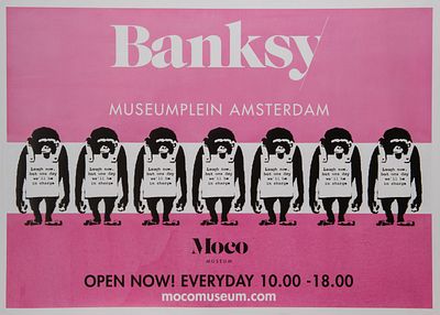 Banksy - Moco Museum 2016. 2016-2017 Offset 84x59 cm