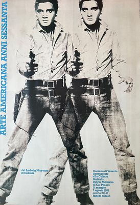 Andy Warhol - Arte Americana Anni Sessanta 1987. Manifesto originale della mostraOffset70x100 cm1987