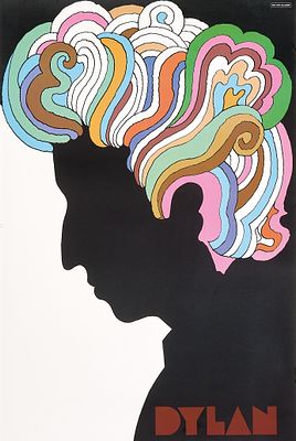Milton Glaser - Dylan. Manifesto originale1966LitografiaOttime condizioni56x85 cm