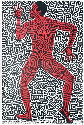Keith Haring - Into 84. Manifesto originale1983Offset88x59 cm circa
