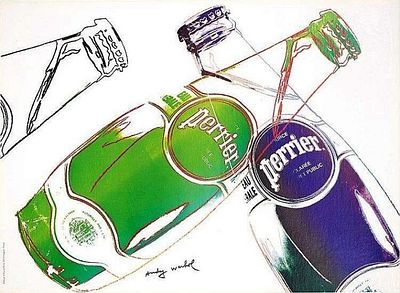 Andy Warhol - Perrier. La societ&agrave; Pervilleau e la sua agenzia pubblicitaria Langelaan &amp; Cerf 