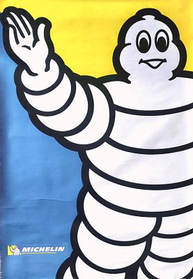 Michelin - Anonimo. OffsetStampa su carta patinata68x98 cm circaImperfezioni lungo i bordi