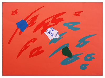 Giulio Turcato, Senza titolo - Giulio Turcato, Senza titolo serigrafia cm 50x70 esemplare 13/100