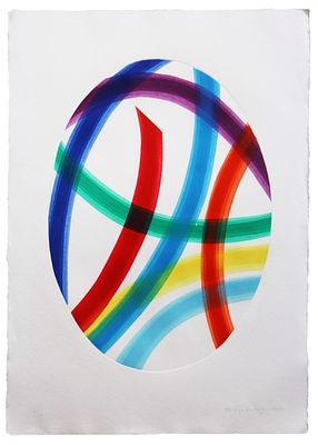 Piero Dorazio, Senza titolo - Piero Dorazio, Senza titolo 1992 acquatinta cm 76x57 esemplare 2/99