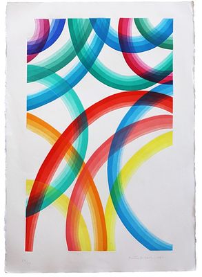 Piero Dorazio, Senza titolo - Piero Dorazio, Senza titolo 1992 acquatinta cm 75,5x57,5 esemplare