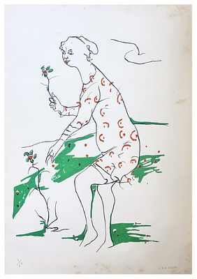 Ugo Guidi, Senza titolo - Ugo Guidi, Senza titolo litografia cm 58,5x43 esemplare 8/60 in basso a