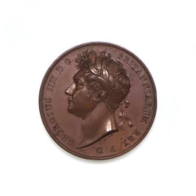 Benedetto Pistrucci (Italian, 1783-1855, active England), Coronation of George IV 1821 Medaglia 