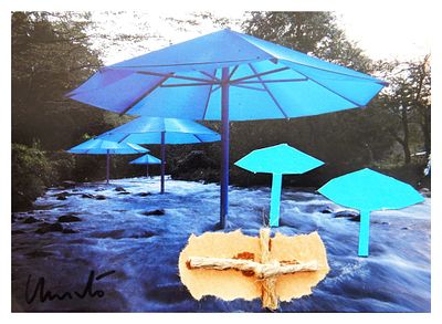 Christo e Jeanne Claude, Cartolina - Christo e Jeanne Claude, Cartolina 1994 applicazioni di 