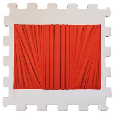 Umberto Mariani, Piombo rosso - Umberto Mariani, Piombo rosso stampa UV su FX high quality bianco 