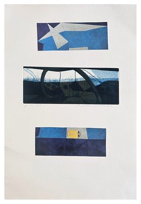 Enrico della Torre, Il rifugio - Enrico della Torre, Il rifugio 2000 acquatinta e bulino con due 