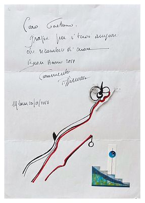 Pippo Spinoccia, Senza titolo - Pippo Spinoccia, Senza titolo 2016 tecnica mista con applicazioni 