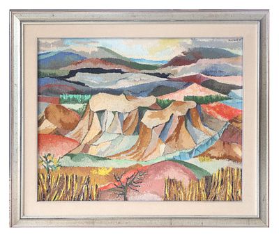 Dario Tenti, Crete del Valdarno superiore - Dario Tenti, Crete del Valdarno superiore tecnica 