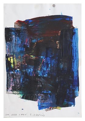 Horio Sadaharu, Senza titolo - Horio Sadaharu, Senza titolo 2000 acquerello cm 36x25,5, entro 