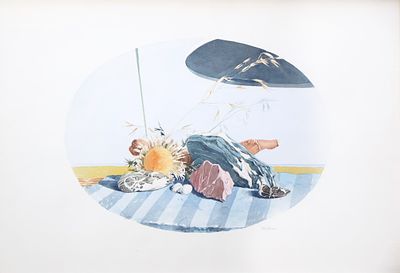 Renato Bittoni, Senza titolo - Renato Bittoni, Senza titolo acquerello cm 34x45, entro cornice 