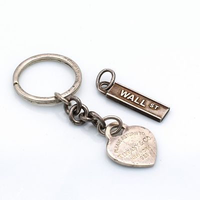 Portachiavi, Tiffany&amp;CO - Portachiavi, Tiffany&amp;CO Lotto composto da portachiavi collezione 