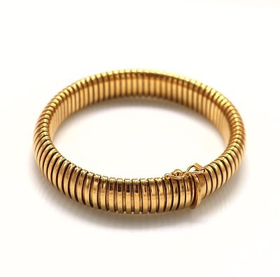 Bracciale in oro 18 kt Tubogas - Bracciale in oro 18 kt Tubogas Peso 25 grammi Lunghezza cm 19 