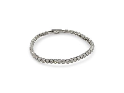 Bracciale modello tennis, Swarovsky Lunghezza cm 16 - Bracciale modello tennis, Swarovsky 
