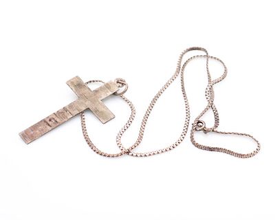 Collana in argento con pendente Bollo argento 800 su pendente, bollo argento... - Collana in 