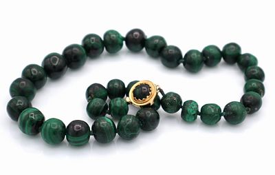 Collana Malachite degrad&egrave; - Collana Malachite degrad&egrave;