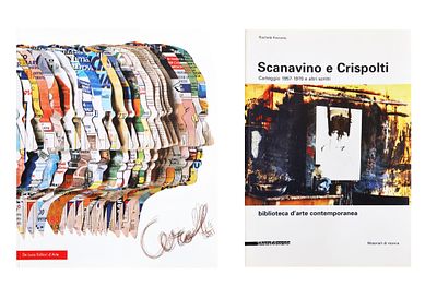 Lotto di due volumiAA.VV, Scanavino e Crispolti. Carteggio 1957-1970 e altri scritti, Silvana 