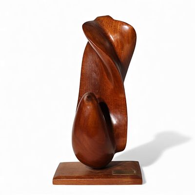 Miguel Estrella, Senza titolo1994scultura in legnoh cm 28placca alla base con autore, luogo e 