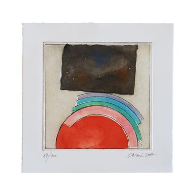 Eugenio Carmi, Senza titolo2007acquaforte, acquatintacm 20x20esemplare 87/100 in basso a 
