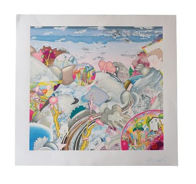 Luca Alinari, Senza titolocm 80x85esemplare 22/30 in basso a sinistrafirma a pastello in basso 