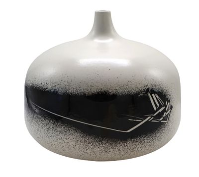 Emilio Scanavino, Vasoceramicah 17 cm, diametro 17 cmesemplare 29/50 sul fondo