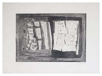Antonio Corpora, Senza titolo
1969
acquaforte
cm 50x70, entro cornice
prova d'artista 5/10 