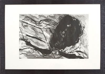 Giuseppe Spagnulo, Senza titolo
1985
acquaforte
cm 32x48,5 (cm 47x67 misure del foglio) 