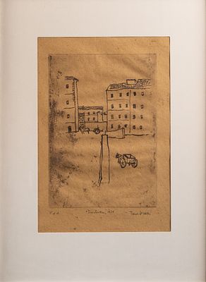 Orfeo Tamburi, Trastevere
1929
stampa
cm 36x24,5, entro cornice
prova d'artista in basso a 