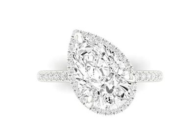 ANELLO CON DIAMANTE LABGROWN A GOCCIA - 477 LG. Descrizione: Questo raffinato anello presenta un 